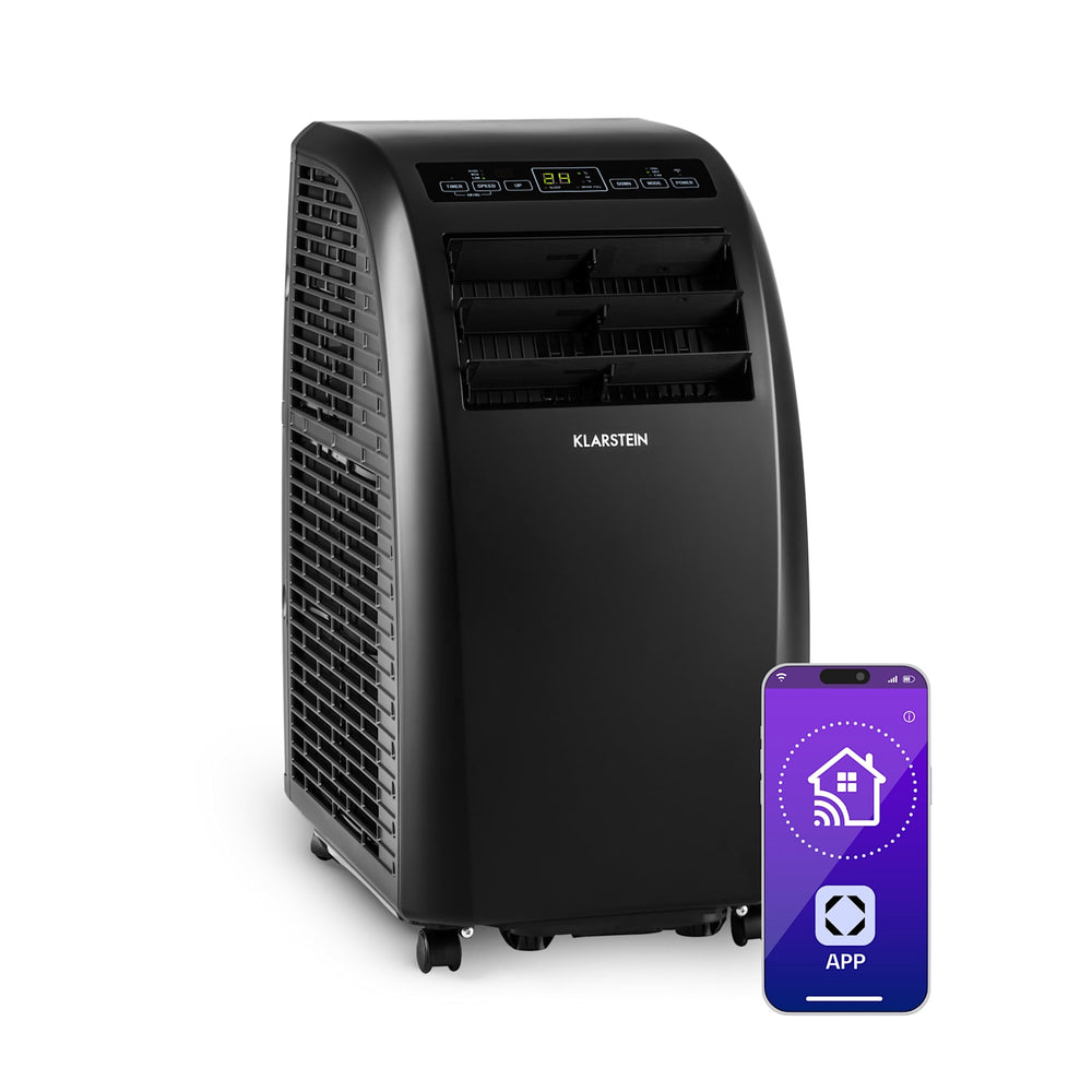 Metrobreeze Rome Smart 10000 BTU Mobile Klimaanlage Schwarz
