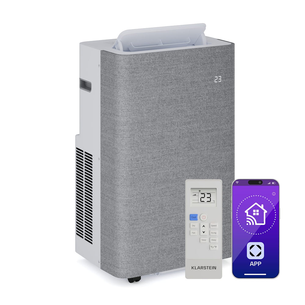 AireLux Smart 14000 BTU Mobile Klimaanlage Grau